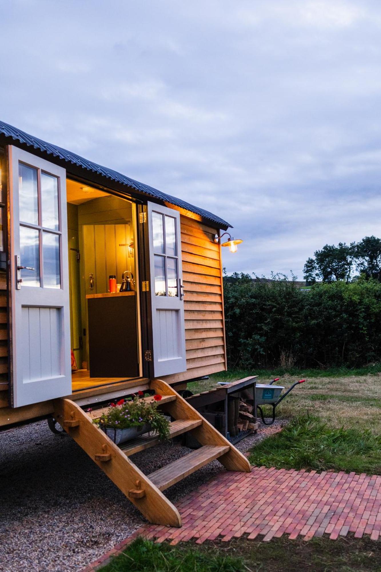 Toadland Shepherd Huts دورهام المظهر الخارجي الصورة